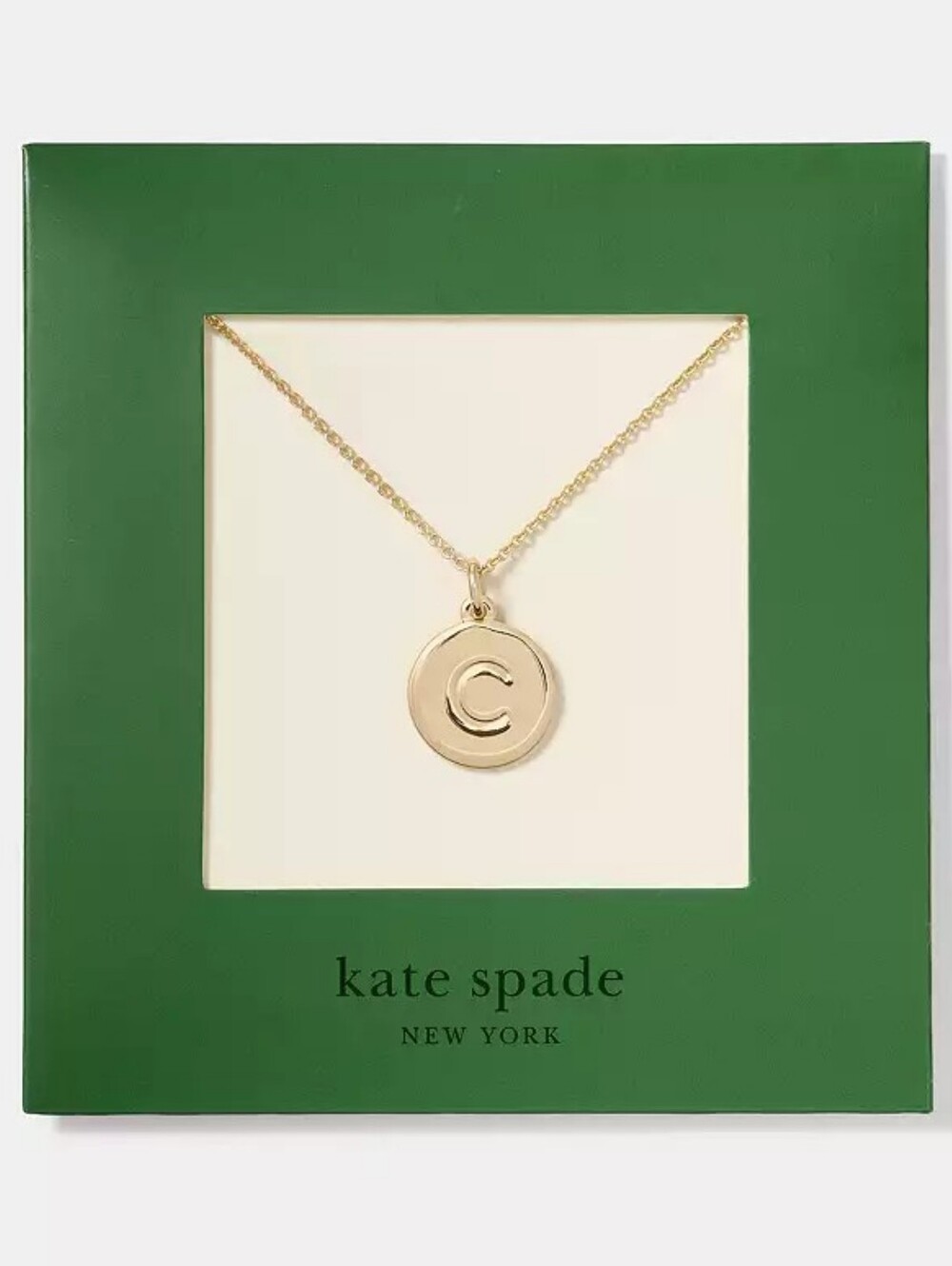 Kate Spade New York Gold Initial C Pendant Necklace